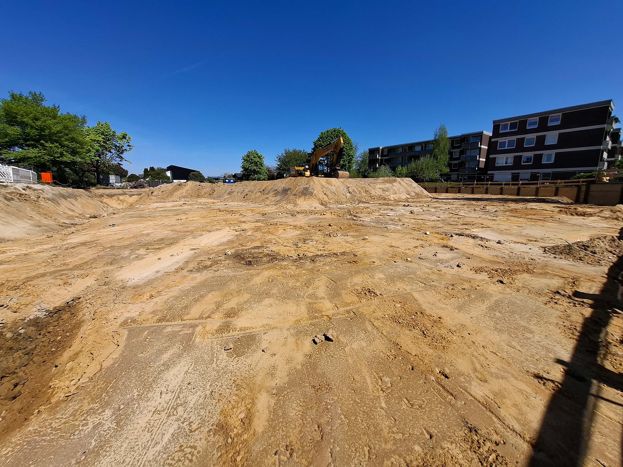 Baustelle in Hittfeld