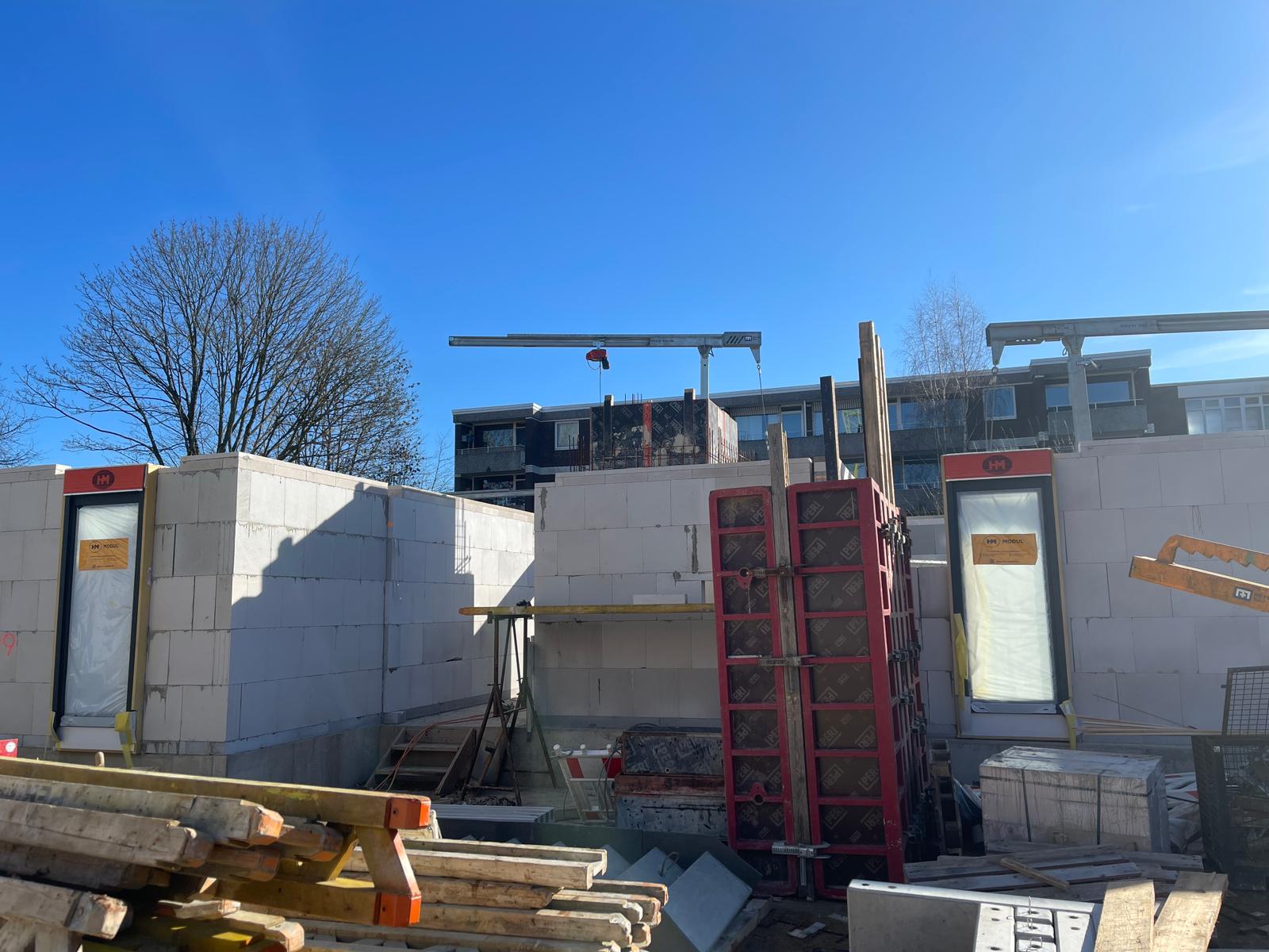 Baustelle Hittfeld - Ansicht Innenwände