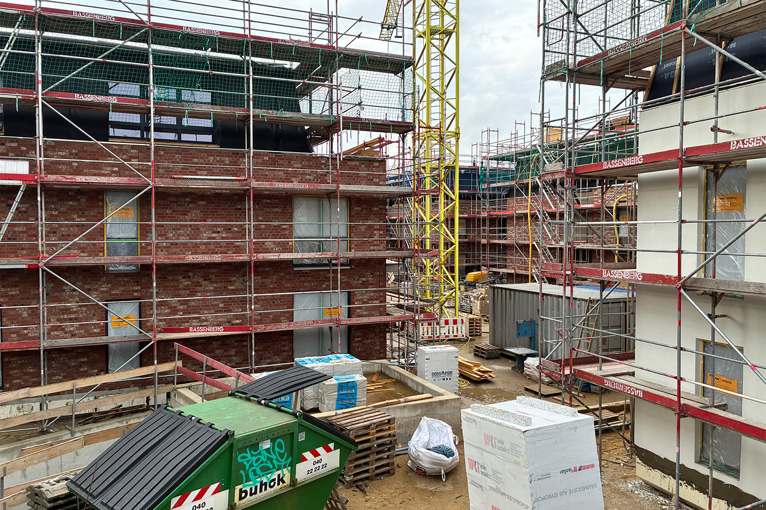 Baustelle Hittfeld - Ansicht 